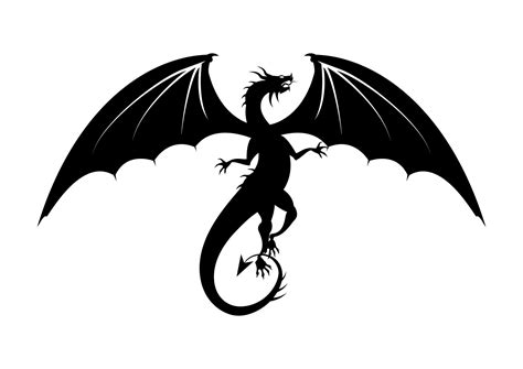 dragon clipart|free dragon black clip art.